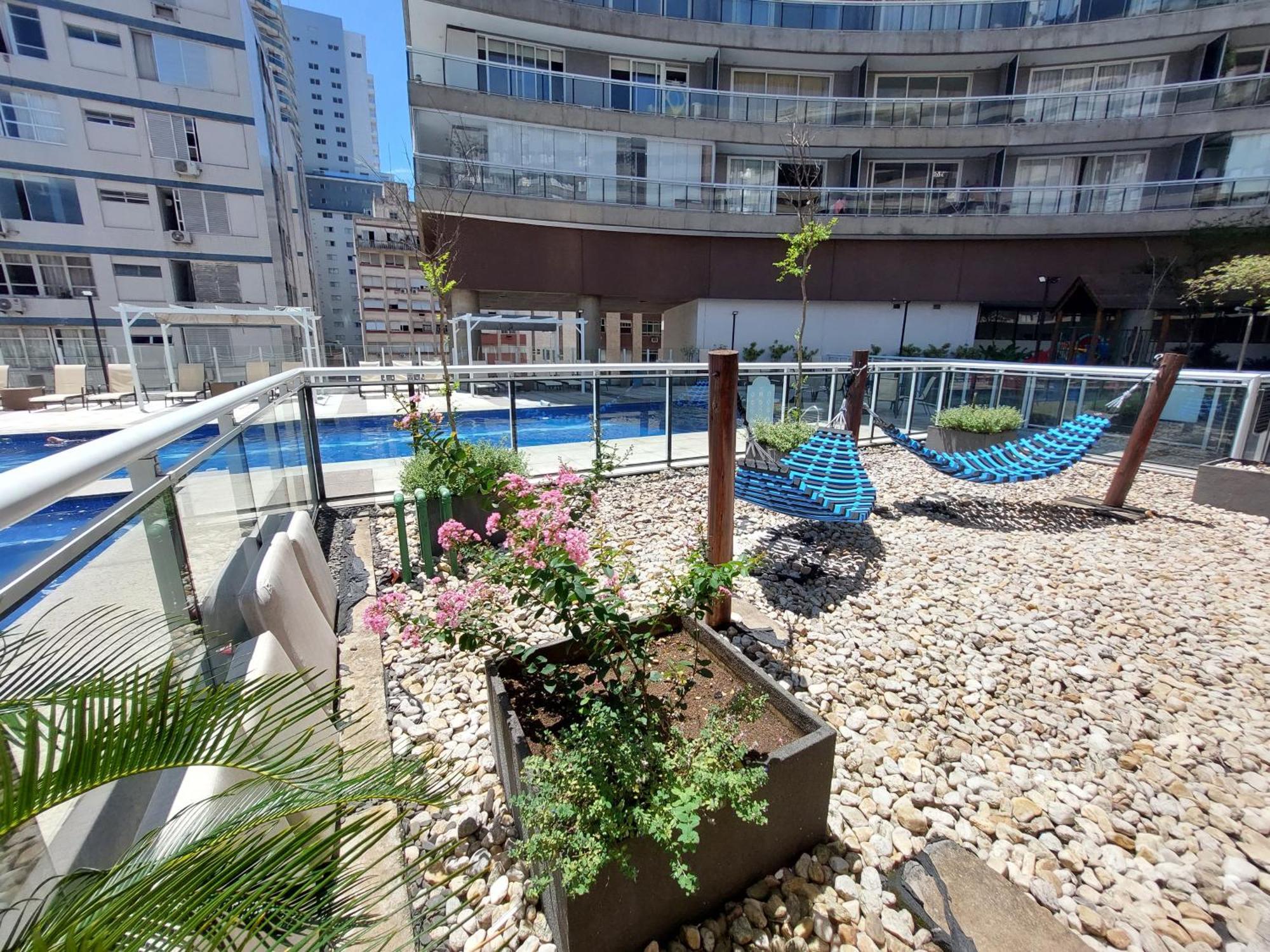 Book Santos - Condominio Unlimited - Apartamento Com Vista Mar E Apartamento Com Vista Piscina Exterior foto